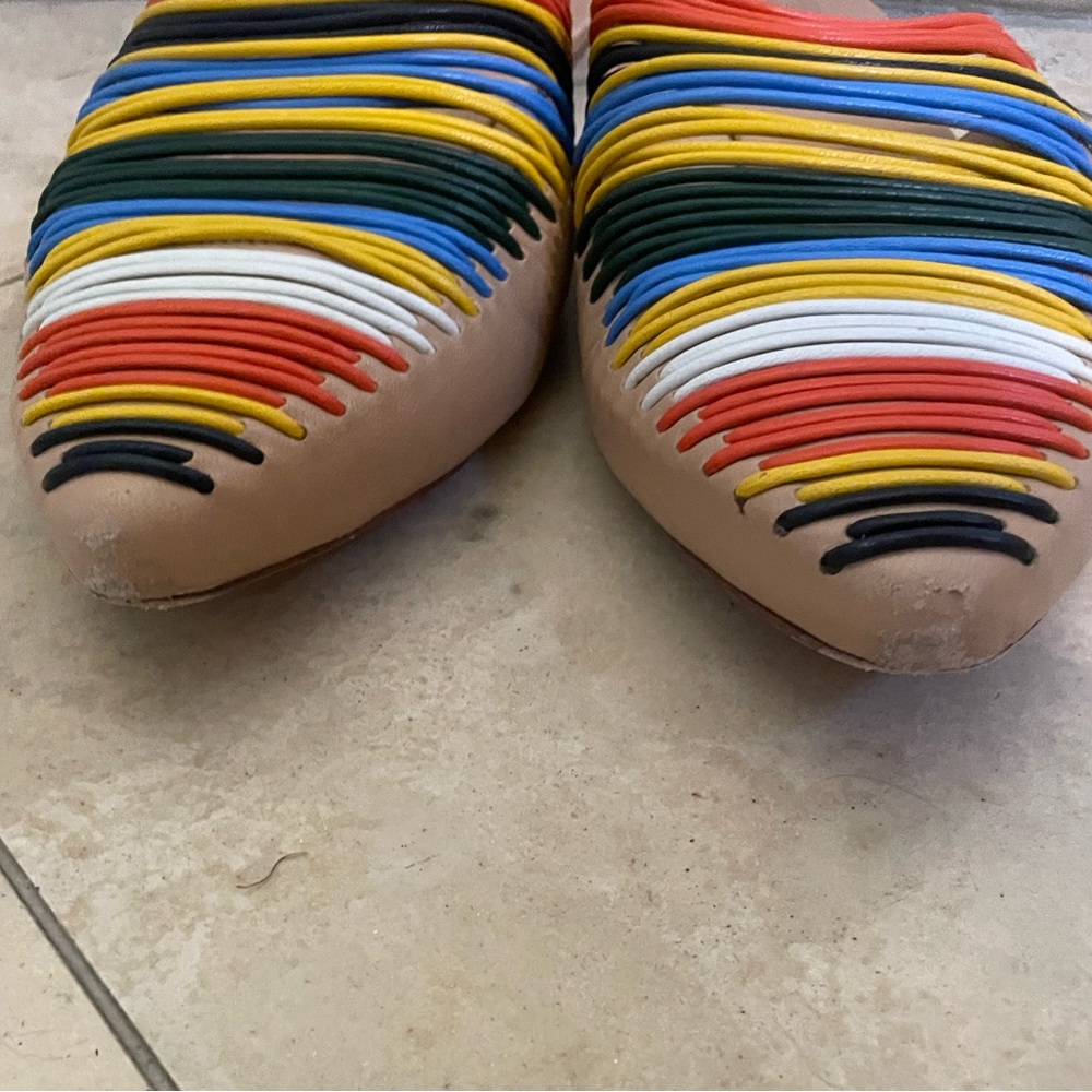 Tory Burch Siena multi- color mule sandals - Picture 3 of 10
